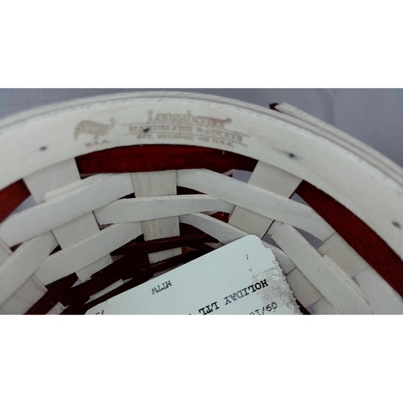 Longaberger Little Things Basket Set with Jingle Bell Topper- NEW - Picture 9 of 14